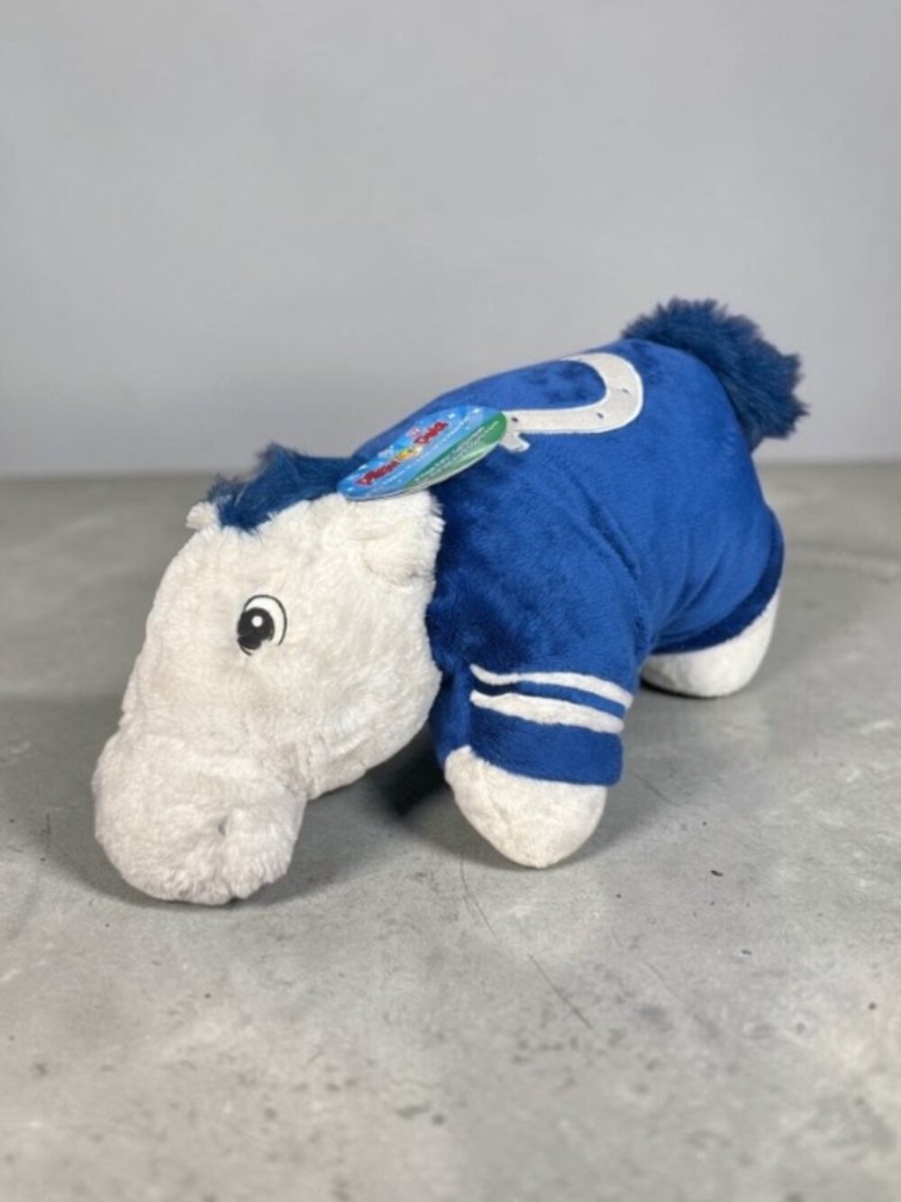 NFL Indianapolis Colts Pillow Pet Plush 19” w/ Tags Convertible Pillow Blue